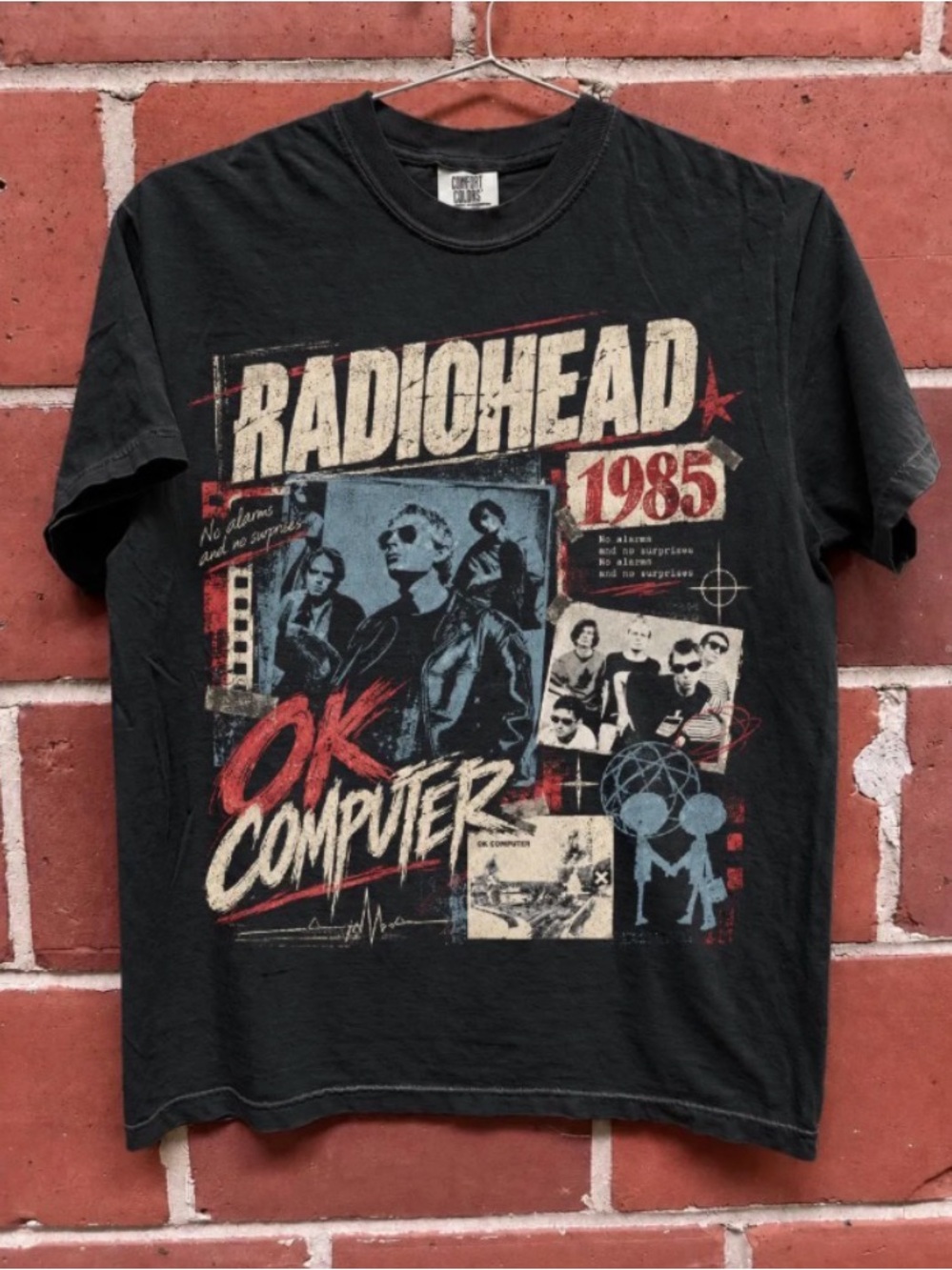Radiohead Vintage Unisex T-Shirt, Indie Rock Band Tee, Retro Alternative Music